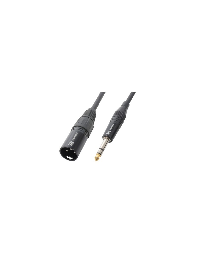 AG7078 Cable XLR Male – 6.3 Stereo Jack 3,0m