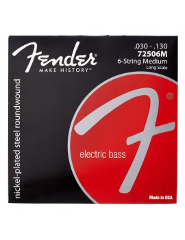 Fender 7250-6 LS 030-130 Nickel-Plated Steel Long-Scale Muta  per basso elettrico