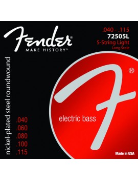 Fender 7250HM 040-115 Nickel-Plated Steel Long-Scale Muta per basso elettrico