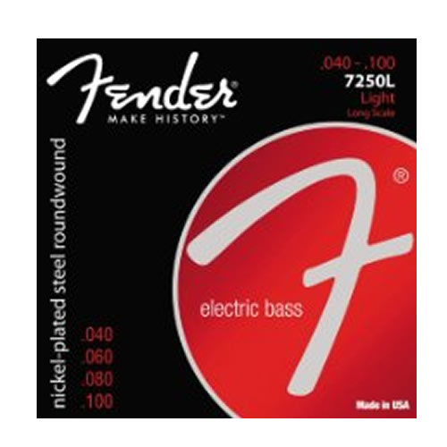 Fender 7250L 040-100 Nickel-Plated Steel Long-Scale Muta per basso elettrico