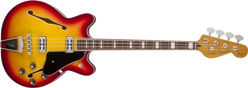 Fender Coronado Bass, Rosewood Fingerboard, Aged Cherry Burst