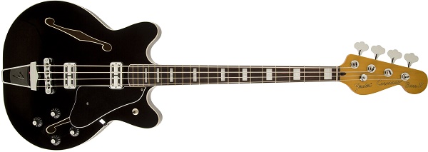 Fender Coronado Bass, Rosewood Fingerboard, Black