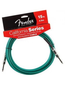 Fender Jack serie California per chitarra e basso 3mt Surf Green 0990510057