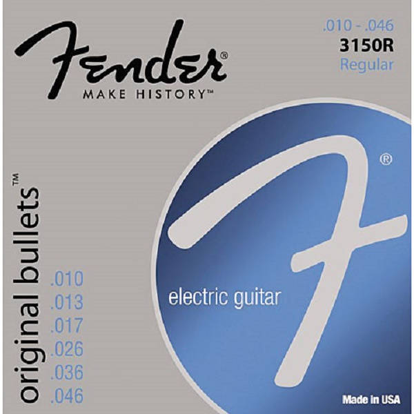 Fender Muta chitarra elettrica 3150R 010-046 Original Bullets Pure Nickel