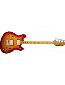 Fender Starcaster® Bass, Maple Fingerboard, Aged Cherry Burst