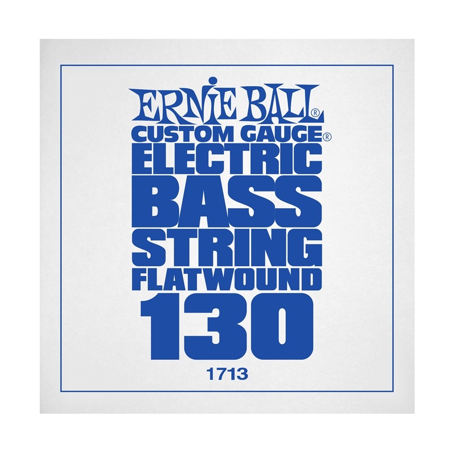 ERNIE BALL 1713 Steel Flatwound Bass .130