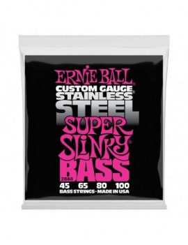 ERNIE BALL 2844 Super Slinky Stainless Steel 45-100