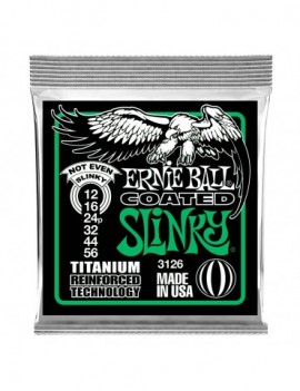 ERNIE BALL 3126 RPS Coated Titanium Not Even Slinky 12-56