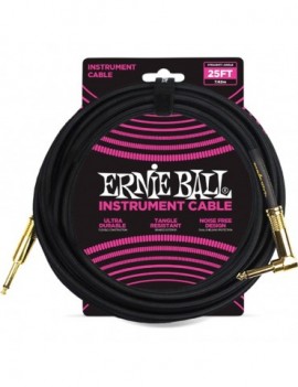 ERNIE BALL 6058 Cavo Braided Black/Black 7,62 m