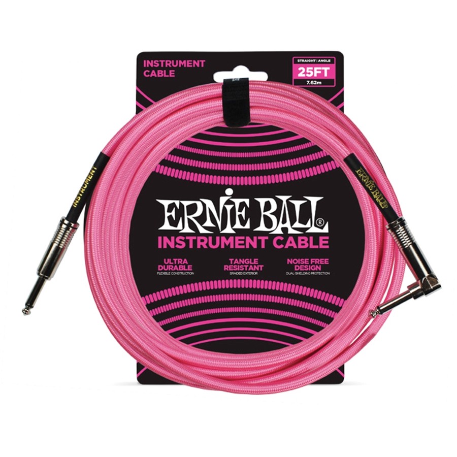 ERNIE BALL 6065 Cavo Braided Neon Pink 7,62 m
