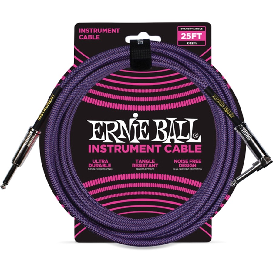 ERNIE BALL 6069 Cavo Braided Purple 7,62 m