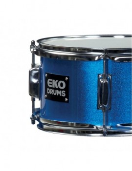 EKO DRUMS ED-300 Drum kit Metallic Blue - 5 pezzi