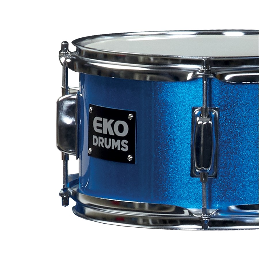 EKO DRUMS ED-100 Drum kit Metallic Blue - 3 pezzi