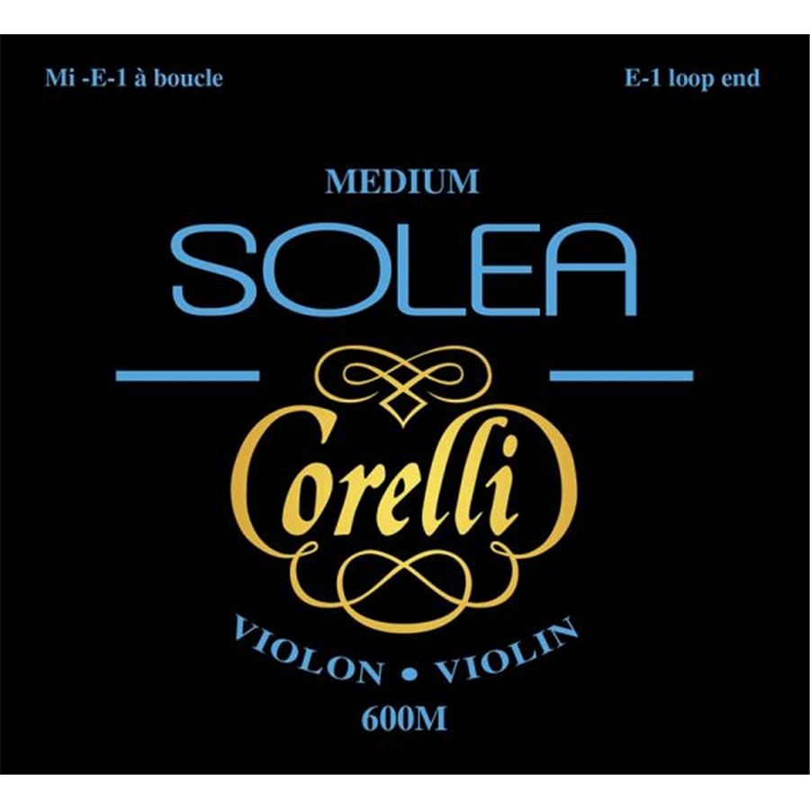 SAVAREZ 600M Set Corde Violino Solea Corelli, Tensione Media, loop end