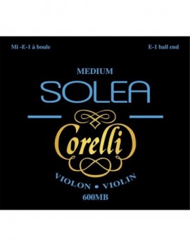 SAVAREZ 600MB Set Corde Violino Solea Corelli, Tensione Media, ball end