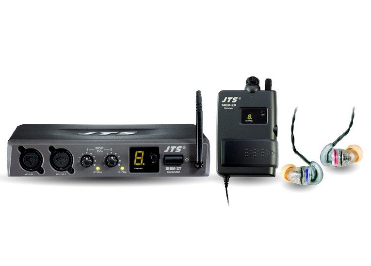 JTS SIEM-2T/SIEM-2R+IE1 UHF IN EAR MONITORING SYSTEM 638-662MHZ