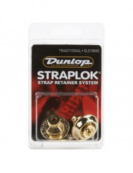 DUNLOP SLS1504G Straplok Traditional Strap Retainer System, Gold