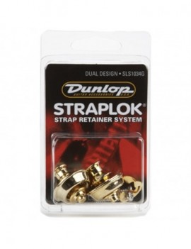 DUNLOP SLS1034G Straplok Dual Design Strap Retainer System, Gold