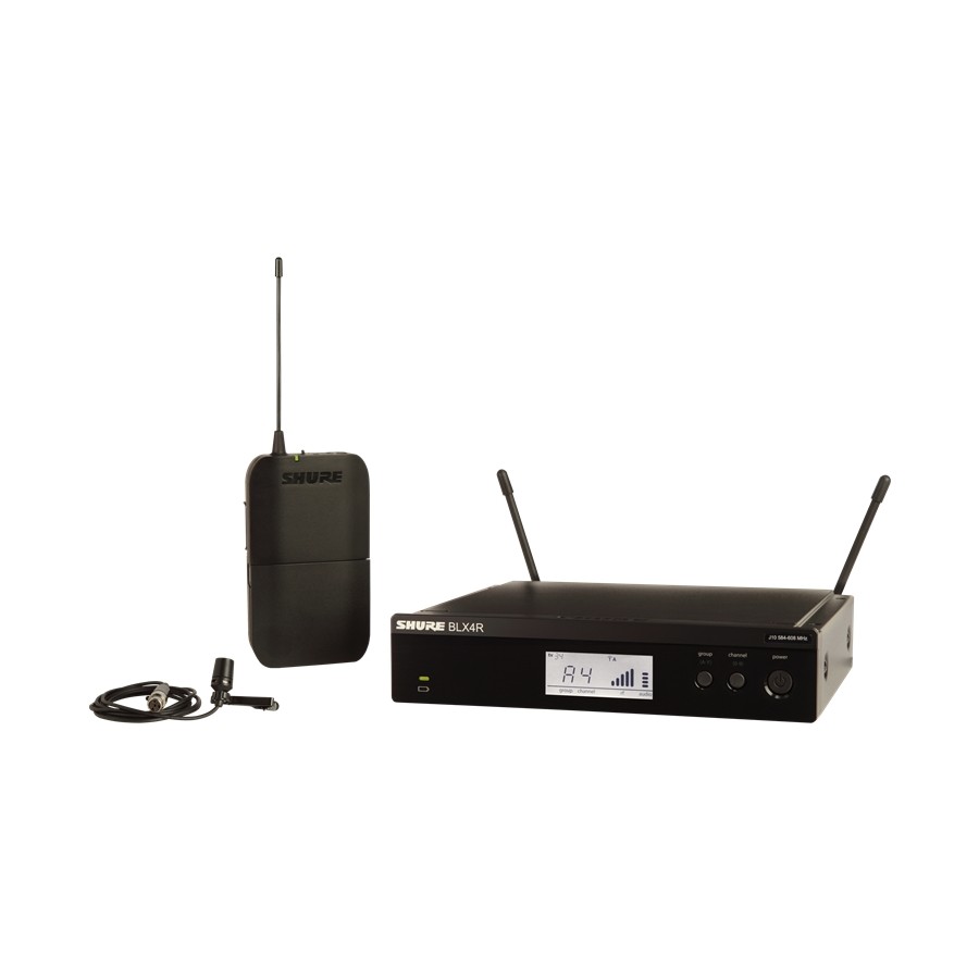 SHURE BLX14RE-CVL-M17 Sistema microfonico wireless con lavalier a condensatore