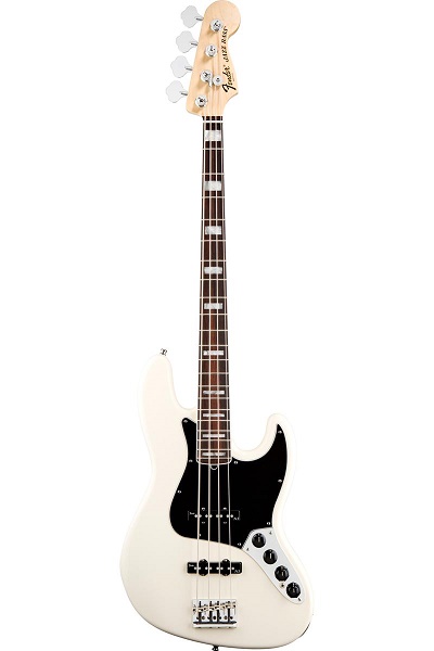 American Deluxe Jazz Bass® Rosewood Fingerboard, Olympic White