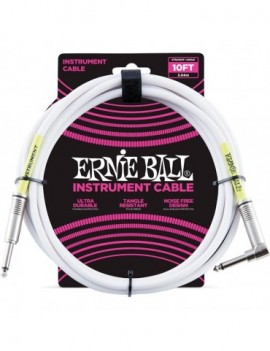 ERNIE BALL 6049 Cavo PVC White 3 m