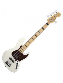 American Deluxe Jazz Bass® V (5-String) Ash, Maple Fingerboard,White Blonde