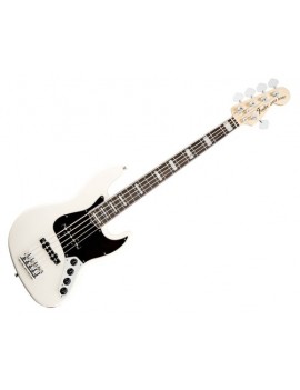 American Deluxe Jazz Bass® V (5-String), Rosewood Fingerboard,Olympic White