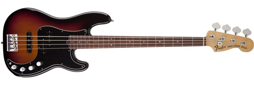 American Deluxe Precision Bass® Rosewood Fingerboard, 3-ColorSunburst
