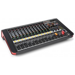 PDM-M1204A 12-Channel Music Mixer with Amplifier