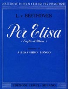 Per Elisa (Accordo)Di Ludwig van BeethovenECUEA1081
