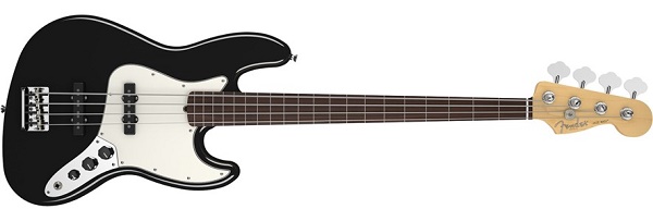 American Standard Jazz Bass® Fretless, Rosewood Fingerboard, Black