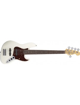 American Standard Jazz Bass® V (5-String), Rosewood Fingerboard,Olympic White