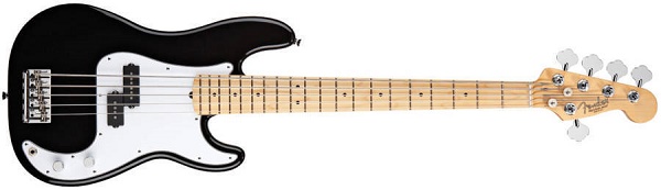 American Standard Precision Bass® V (5-String), Maple Fingerboard,Black