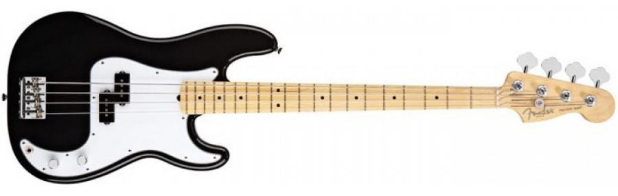 American Standard Precision Bass®, Maple Fingerboard, Black
