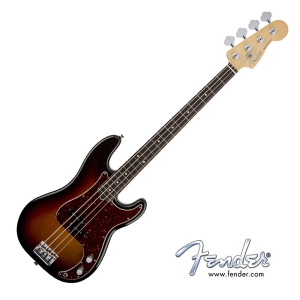 American Standard Precision Bass®, Rosewood Fingerboard, 3-ColorSunburst