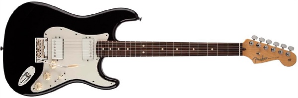 American Standard Stratocaster® HH, Rosewood Fingerboard, Black