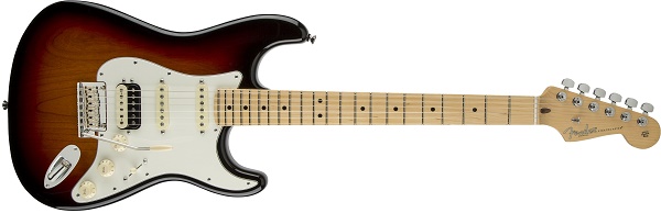 American Standard Stratocaster® HSS Shawbucker™, Maple Fingerboard,3-Color Sunburst