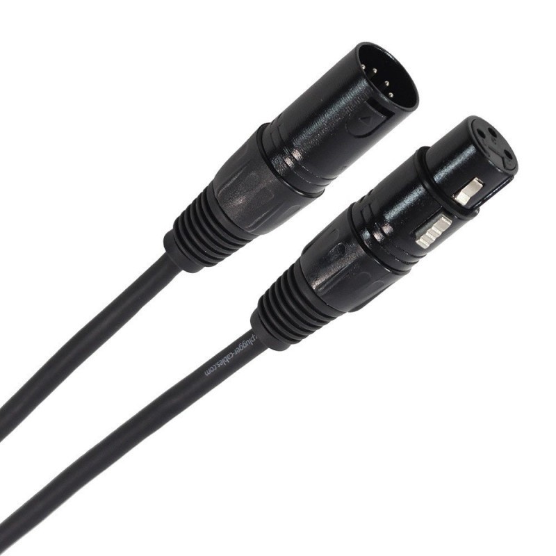PLUGGER DMX XLR Cable Female 3b - XLR Male 5b 0m30 Easy