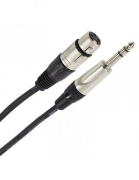 PLUGGER Cable XLR Female - Jack Male Stereo 0.60m Easy