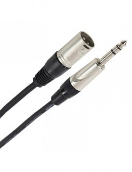 PLUGGER Cable XLR Male 3b - Jack Male Stereo 10m Easy
