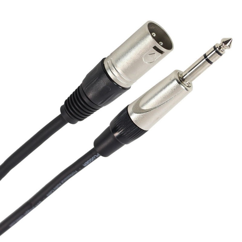 PLUGGER Cable XLR Male 3b - Jack Male Stereo 10m Easy