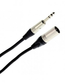 PLUGGER Cable XLR Male 3b - Jack Male Stereo 10m Elite