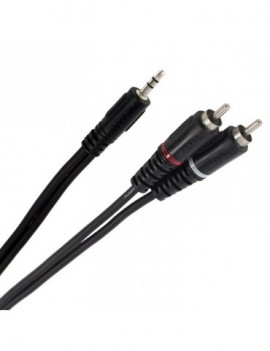 PLUGGER Y Cable Mini Jack Male Stereo - RCA Male 0.60m Eas