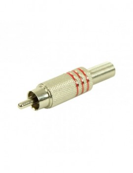 PLUGGER RCA Connector Male Red
