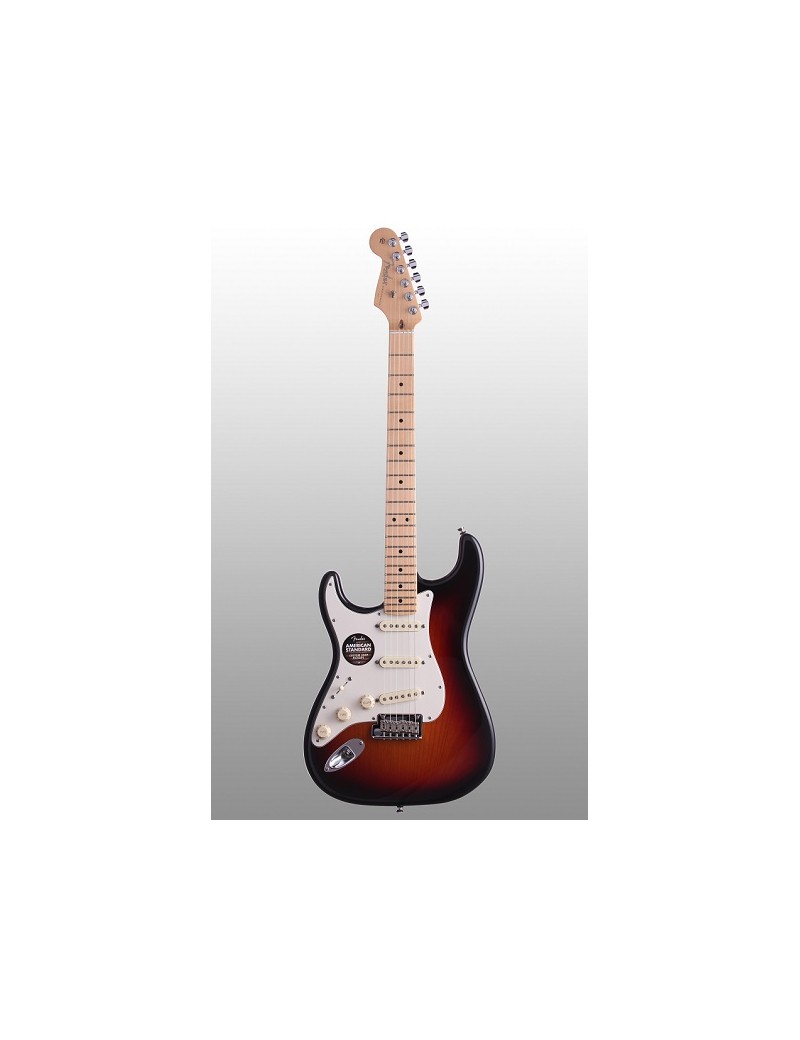 American Standard Stratocaster®, Left Handed, Maple Fingerboard,3-Color Sunburst