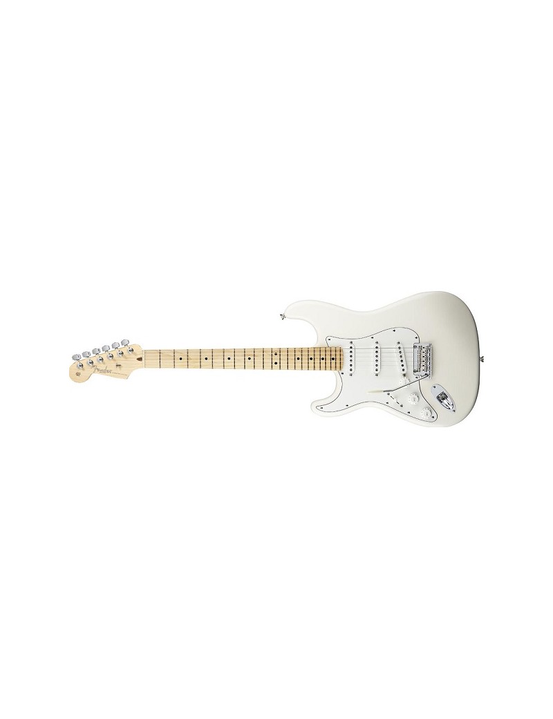 American Standard Stratocaster®, Left Handed, Maple Fingerboard,Olympic White