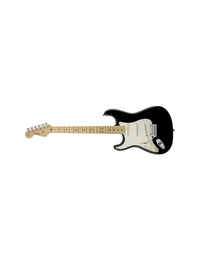 American Standard Stratocaster®, Left Handed, Maple Fingerboard, Black