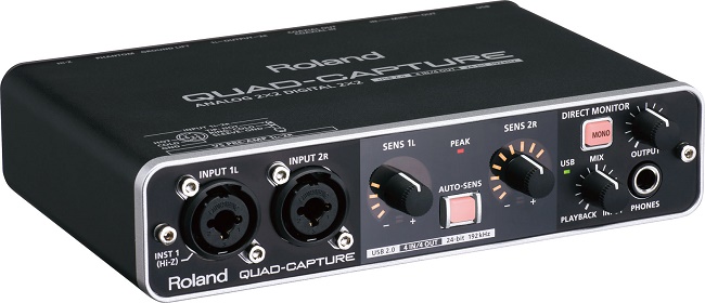 QUAD-CAPTURE Interfase de Audio USB 2.0