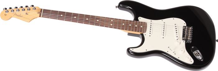 American Standard Stratocaster®, Left Handed, Rosewood Fingerboard,Black