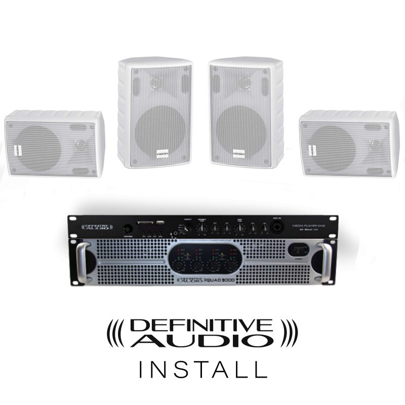 DEFINITIVE AUDIO PACK INSTALL BAR WHITE